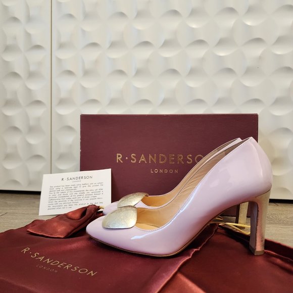 Rupert Sanderson - Linnet White Gold Lavender Patent - Size 36.5 - Picture 4 of 9